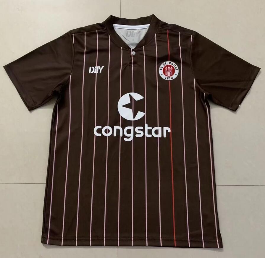 2021/22 Fußball-Club St Pauli Home Kit Soccer Jersey